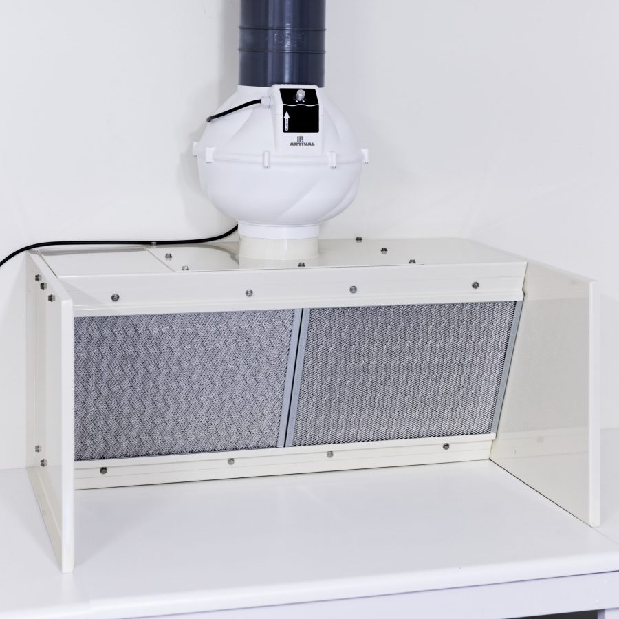 dosseret aspirant standard ventilé pour poste de traitement autonome